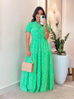 484- Vestido salinas / manga princesa - Loja Boa Forma