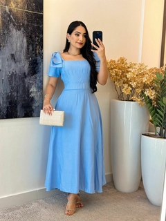 378- Vestido alça / com elastec - comprar online