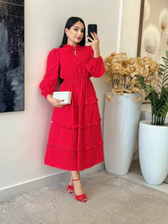 530 - Vestido Viscolinho | poá - comprar online