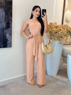 591 - Macacão Linho | Alça na internet