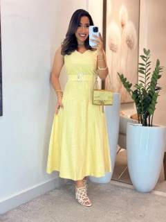 414 - Vestido linho | Evasê na internet