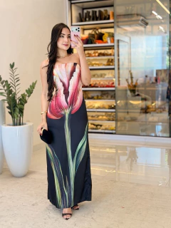 637 - Vestido Seda | Tomara que caia - Loja Boa Forma