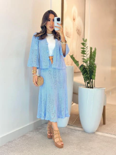 953- conjunto tricô | caquinho detalhe em botão - comprar online