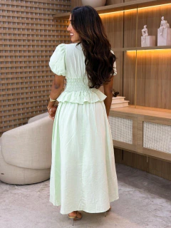 7175 - Vestido linho forrado | delicado - comprar online