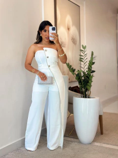 1016 - Macacão Alfaiataria | detalhes - Loja Boa Forma