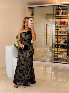 576 - Vestido Tule | Bordado - comprar online