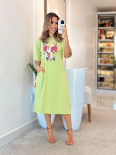 536 - Vestido algodão | Inspiração Farm - comprar online