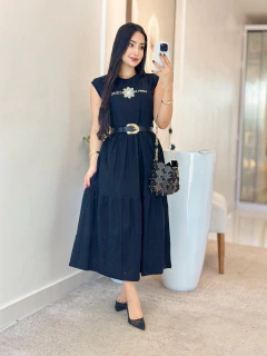 532 - Vestido algodão | Simplicidade - Loja Boa Forma