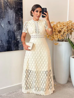 428 - Vestido Guipir | Princesa - Loja Boa Forma