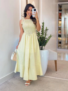 525 - Vestido tricoline | alcinha com elastec no busto na internet