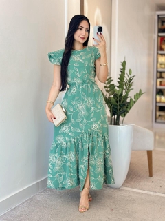 1031 - Vestido duna | detalhe em borcado com fios de lurex - comprar online