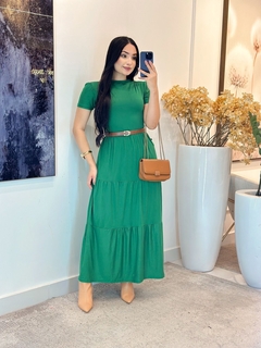Imagem do 1054 - Vestido Suede | Três Marias
