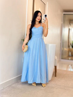 986 - Vestido linho | Alça na internet