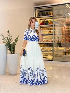 846 - Vestido duna | Detalhes botões