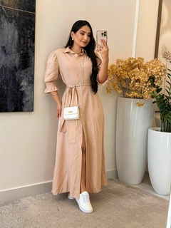 1123 - Vestido Viscolinho | Manga longa - comprar online