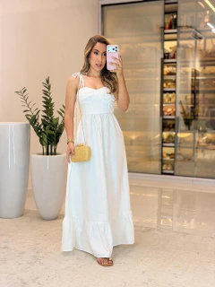 Imagem do 550- Vestido linho | alcinha