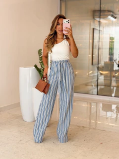 538 - Calça alfaiataria | amarração na cintura - comprar online