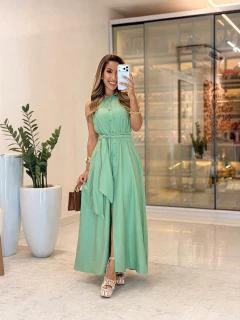 Imagem do 803 - Vestido linho | botões