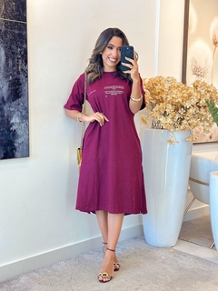 1146 - Vestido algodão | Salmos 3:4 - comprar online