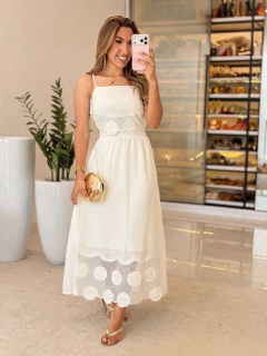 Imagem do 631 - Conjunto de Saia | Linho forrado