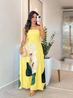 003 - Vestido Viscolinho | INSPIRAÇÃO FARM - comprar online