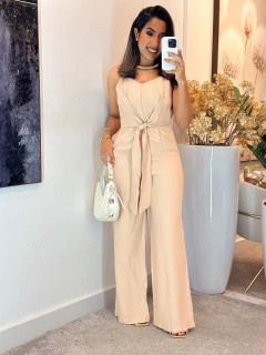 1035 - Macacão linho | Alcinha na internet