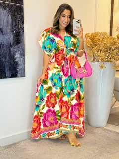 1126 - Vestido Farm | Manga flare - Loja Boa Forma