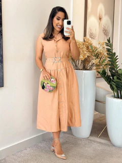 542 - Conjunto linho | detalhe em botões