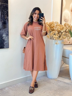 1146 - Vestido algodão | Salmos 3:4 - comprar online