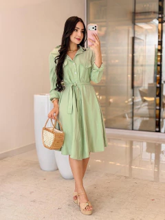 539 - Chamise linho | detalhe em botões na internet