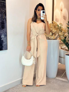 1035 - Macacão linho | Alcinha - comprar online