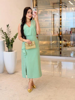 589 - Conjunto linho | detalhe em babado na internet