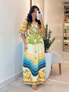 1046 - Vestido Viscolinho | Inspiração Farm - comprar online