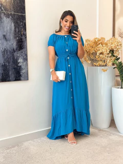 417 - Vestido Crepe | Ciganinha - comprar online
