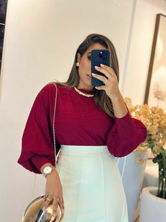595- Blusa Tricô - Loja Boa Forma