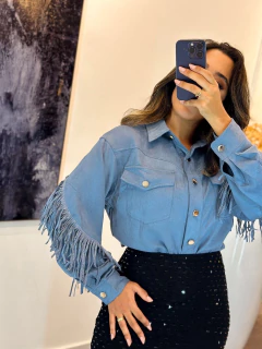 051 - Jaqueta Camurça | detalhes na manga - Loja Boa Forma