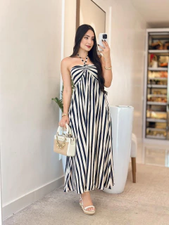 1080 - Vestido Viscolinho | Detalhe bolso faca - loja online