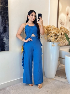 600 - Conjunto Viscolinho | Cropt pontas - loja online