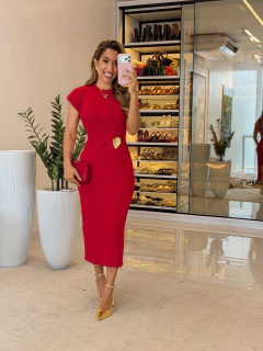 613 - Vestido tricô | - Loja Boa Forma