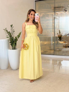 649 - Vestido linho marrant | - comprar online