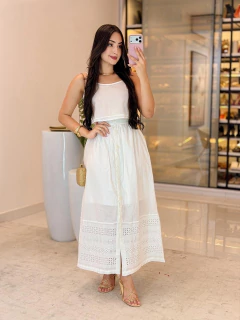 527 - Conjunto linho | detalhe em lazer - loja online