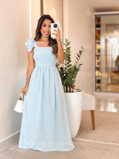 287 - Vestido Crepe | babado - Loja Boa Forma