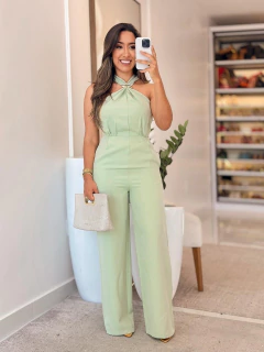 580 - Macacão alfaiataria | detalhe na gola na internet