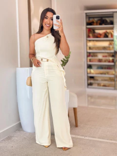 Imagem do 568 - Conjunto alfaiataria | Detalhe na lateral, Acompanha cinto