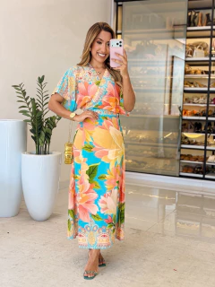 1042 - Vestido Viscolinho | INSPIRAÇÃO FARM - loja online