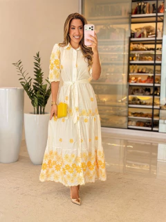 624 - Vestido Viscolinho | Bordado na internet