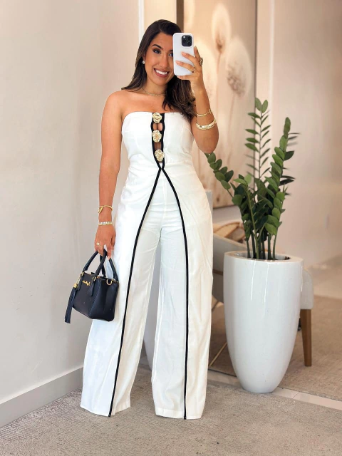 1016 - Macacão Linho | Luxo - comprar online