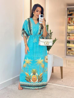 Imagem do 1046 - Vestido Viscolinho | Inspiração Farm