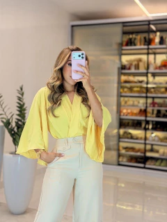 595 - Body Crepe | abertura na maga - Loja Boa Forma