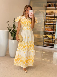 565 - Vestido viscolinho | dois babados na internet